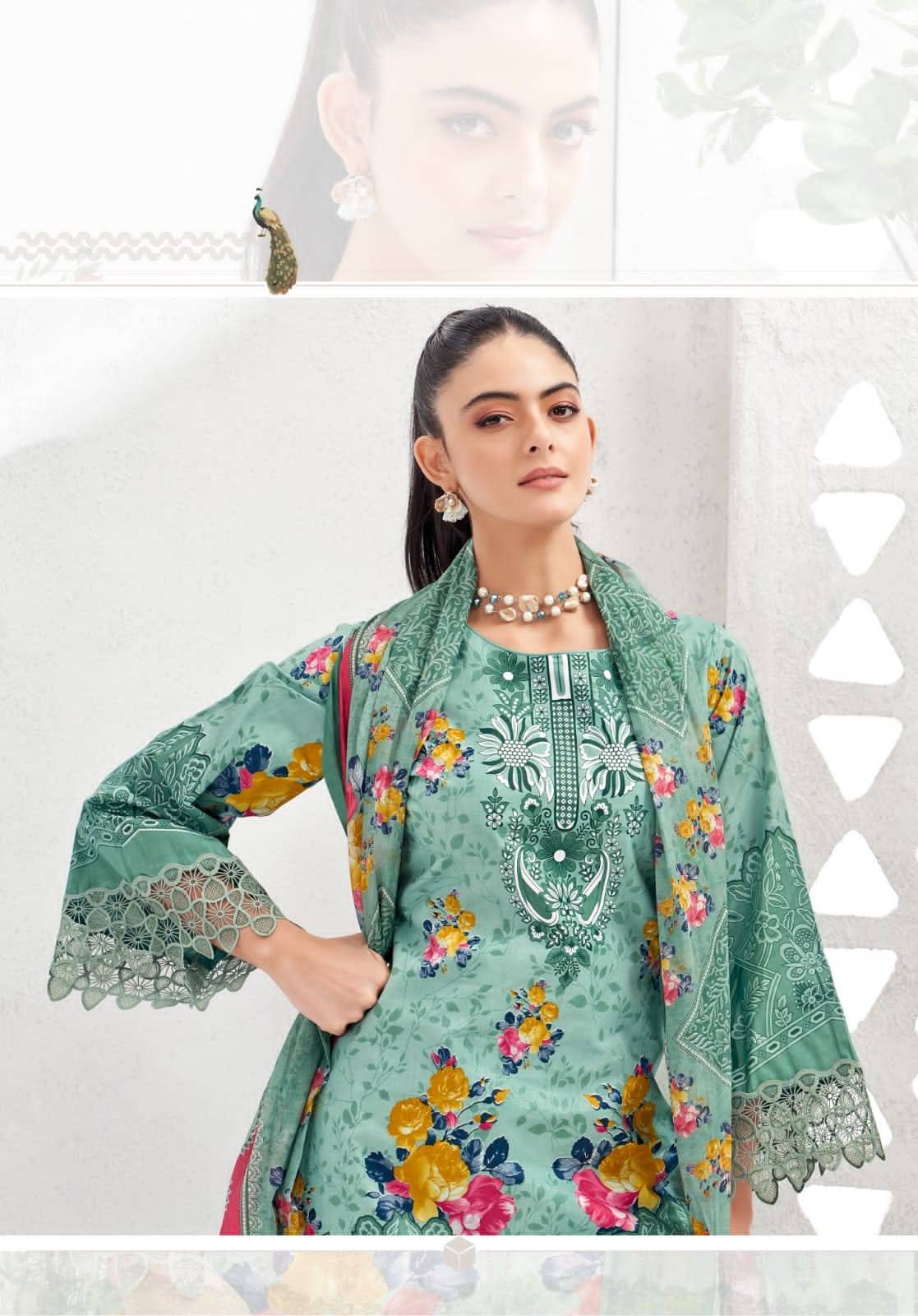 Mayur gulshan vol-01 karachi cotton wholesale dress material